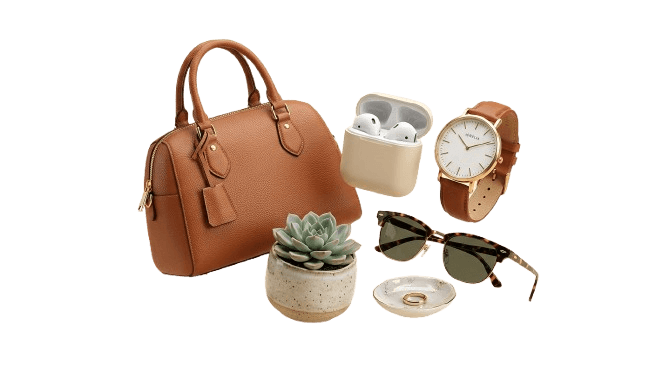 Curated lifestyle products - handbags, watches, accessories and more